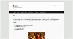 Desktop Screenshot of drama.qahs.org.uk