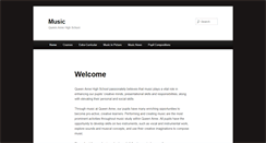 Desktop Screenshot of music.qahs.org.uk