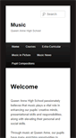 Mobile Screenshot of music.qahs.org.uk